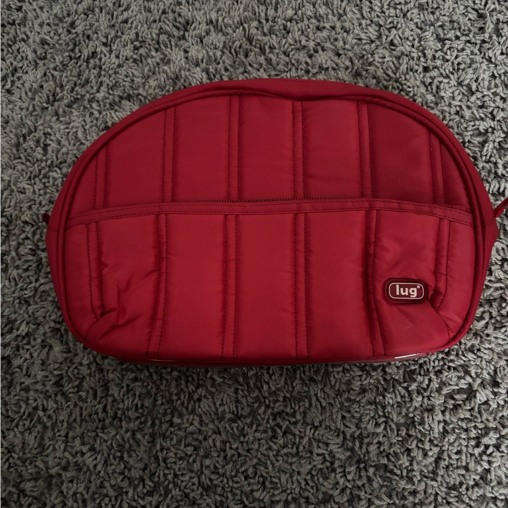 Lug Crimson Quilted Cosmetics Bag